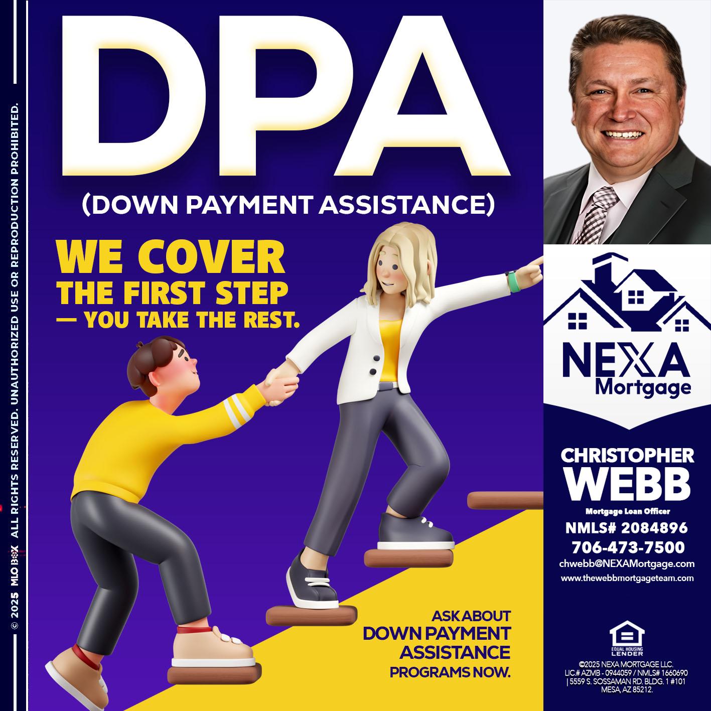 DPA LOANS - Christopher Webb -Mortgage Loan Officer