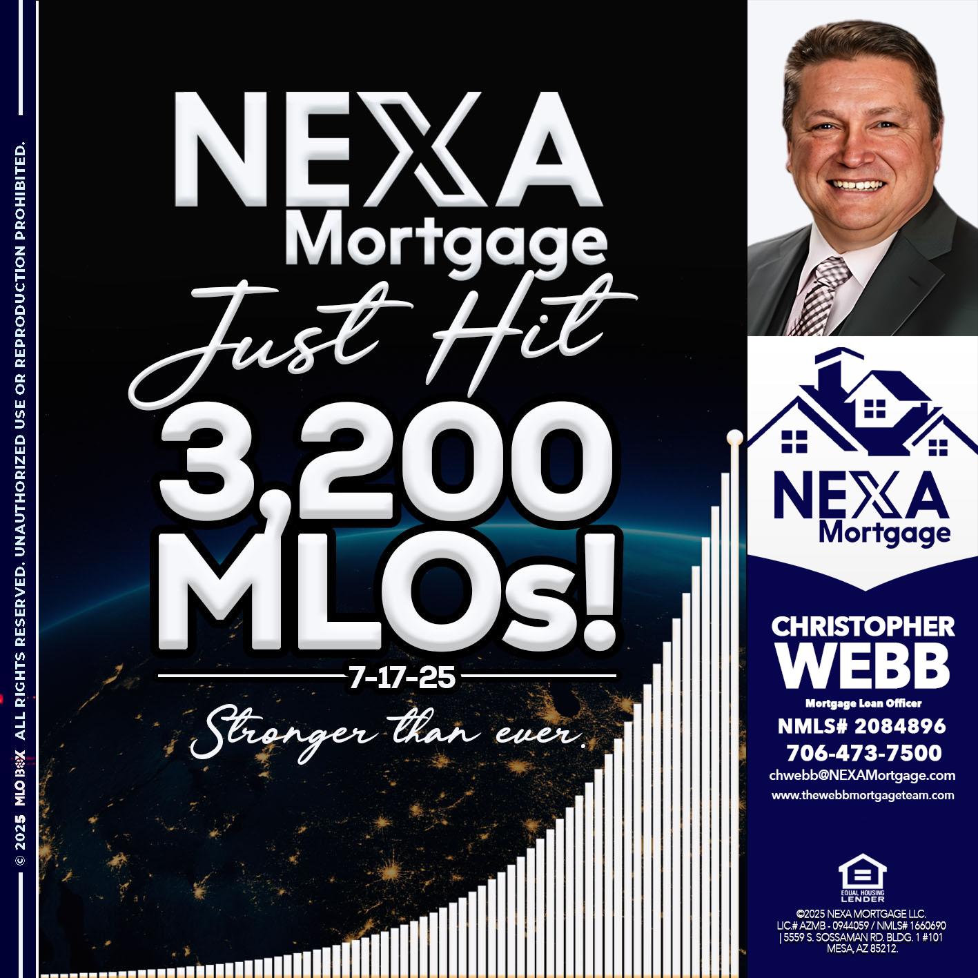 3200 MLOs - Christopher Webb -Mortgage Loan Officer