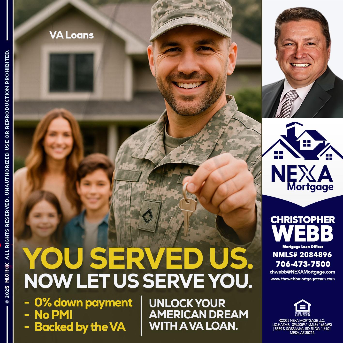 YOU DESERVED - Christopher Webb -Mortgage Loan Officer