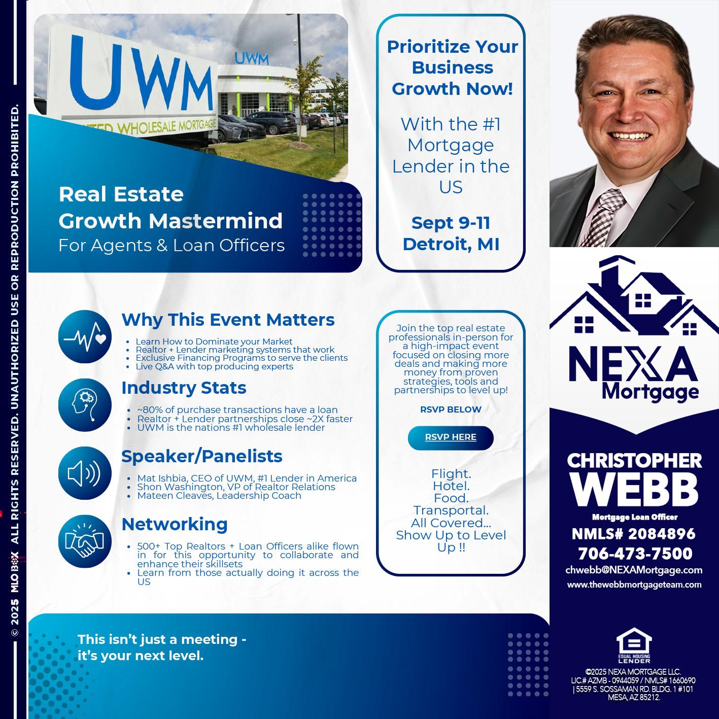DETROIT TRIP - Christopher Webb -Mortgage Loan Officer