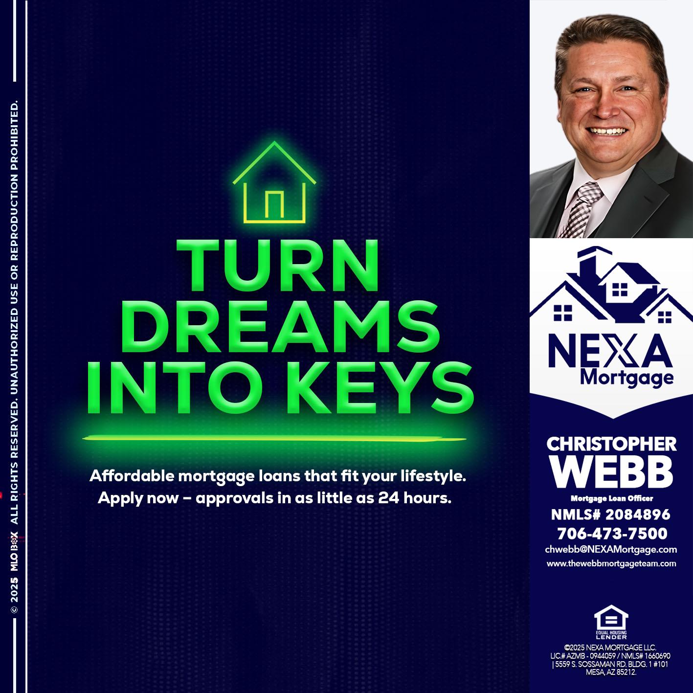 turn dreams - Christopher Webb -Mortgage Loan Officer