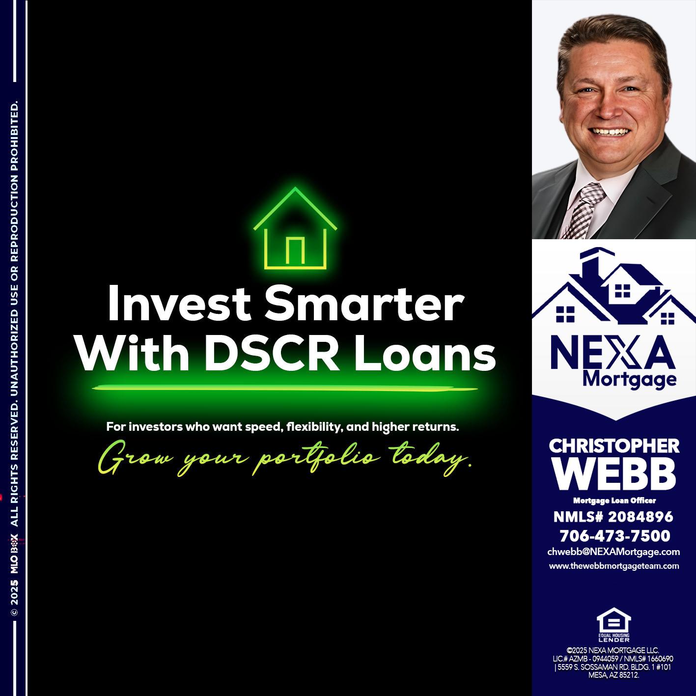 invest smarter - Christopher Webb -Mortgage Loan Officer