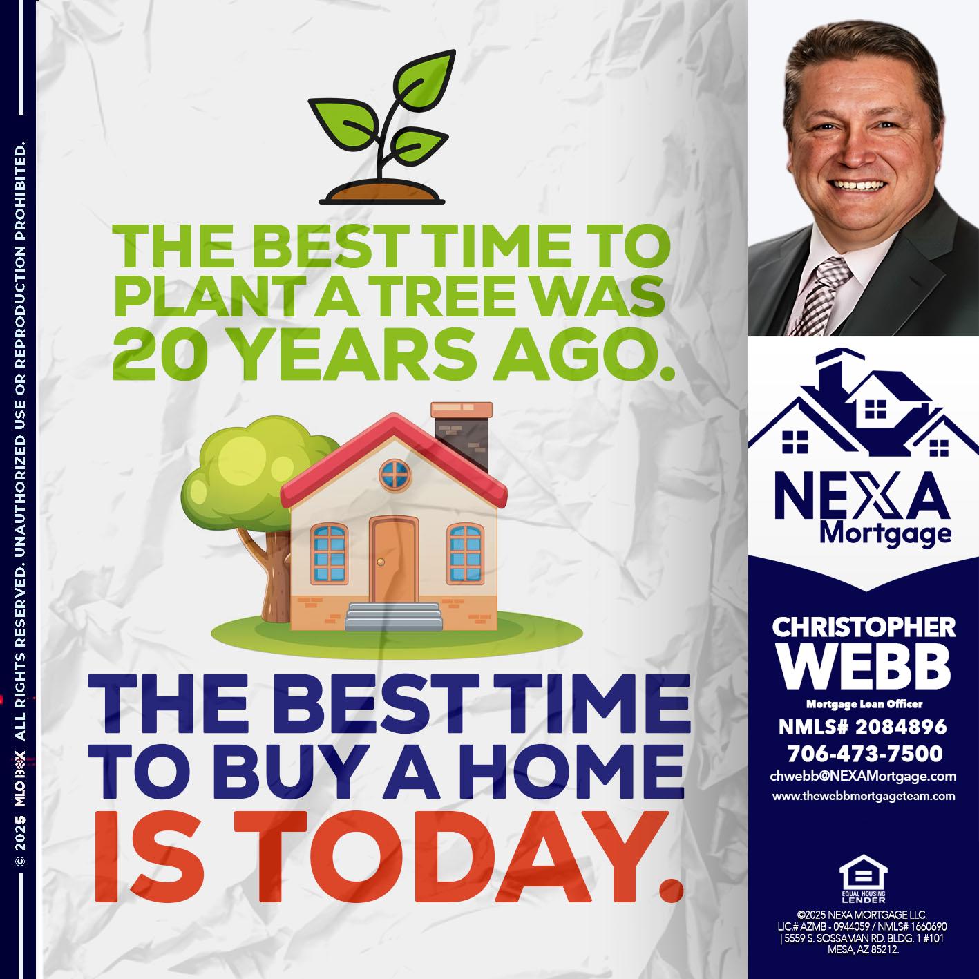 BEST TIME TO - Christopher Webb -Mortgage Loan Officer