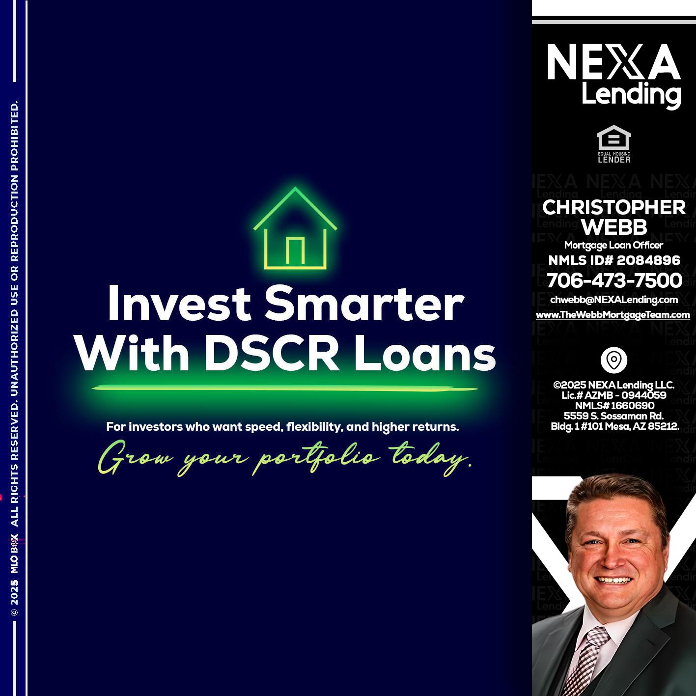 DSCR - Christopher Webb -Mortgage Loan Officer