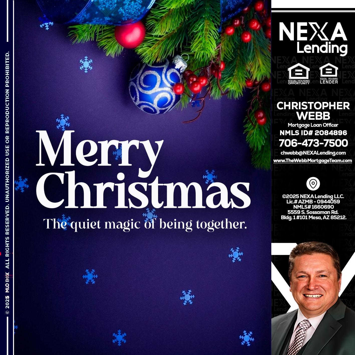 merry christmas - Christopher Webb -Mortgage Loan Officer