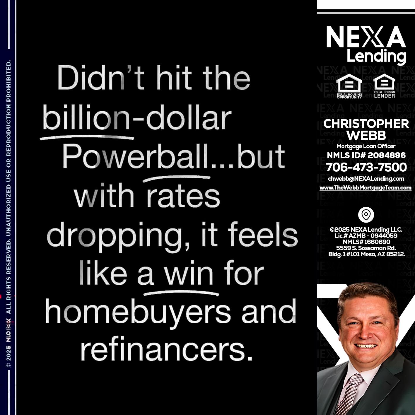 DIDNT HIT - Christopher Webb -Mortgage Loan Officer