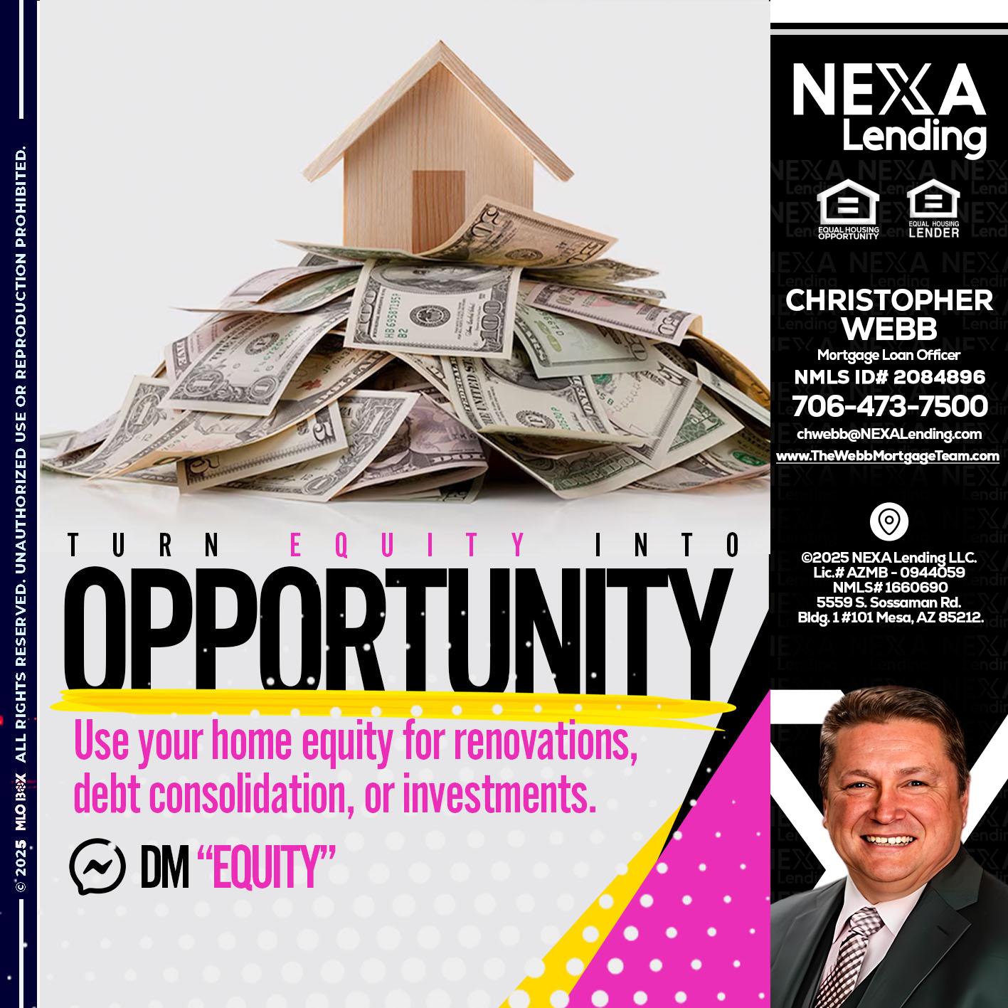 opportunity - Christopher Webb -Mortgage Loan Officer