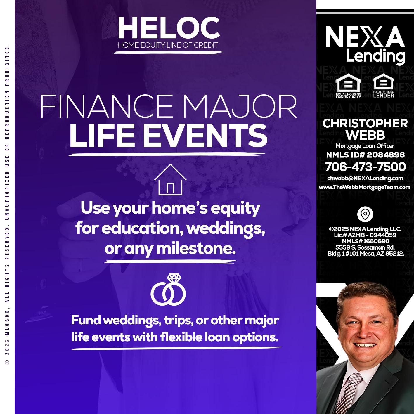 HELOC - Christopher Webb -Mortgage Loan Officer