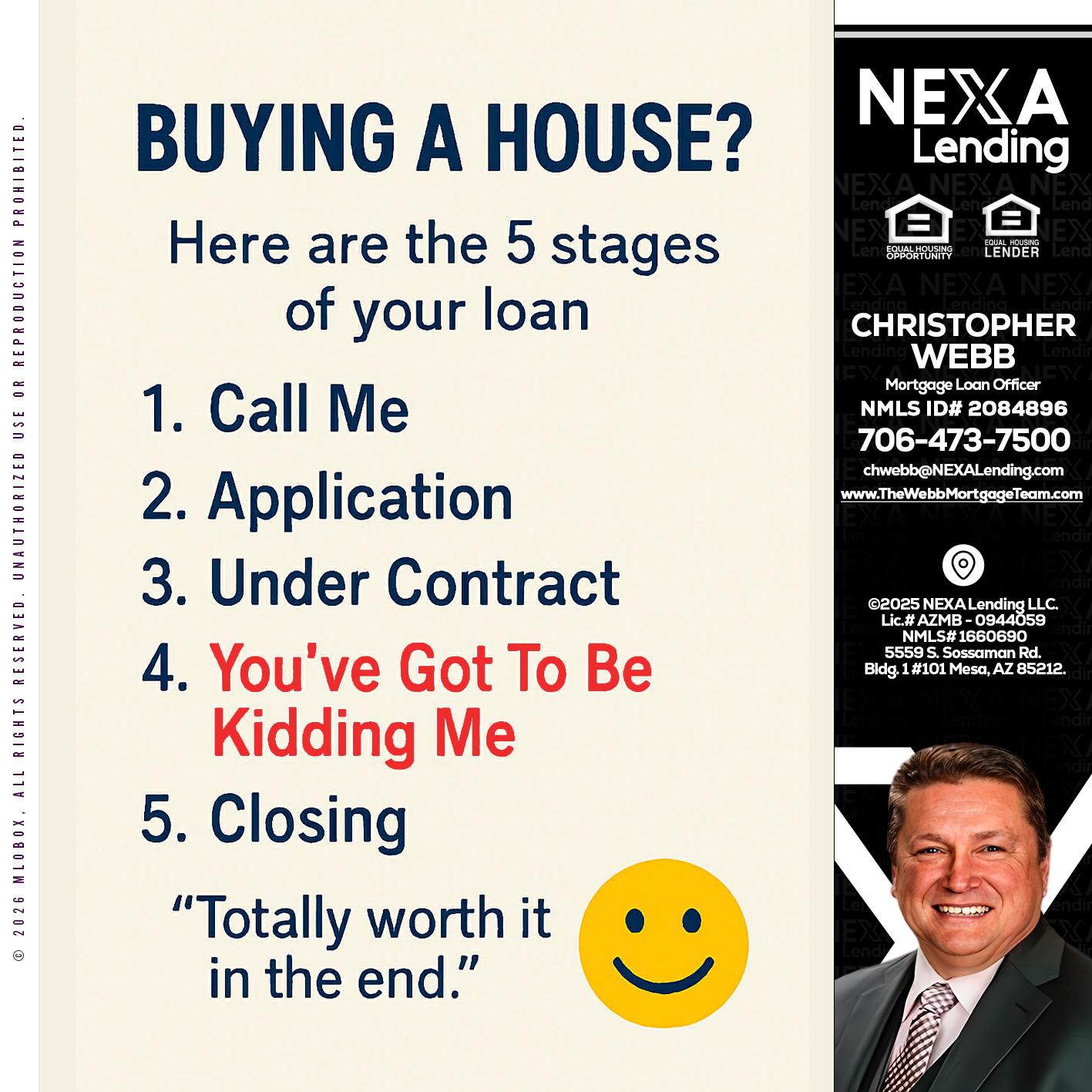 BUYING A HOUSE - Christopher Webb -Mortgage Loan Officer