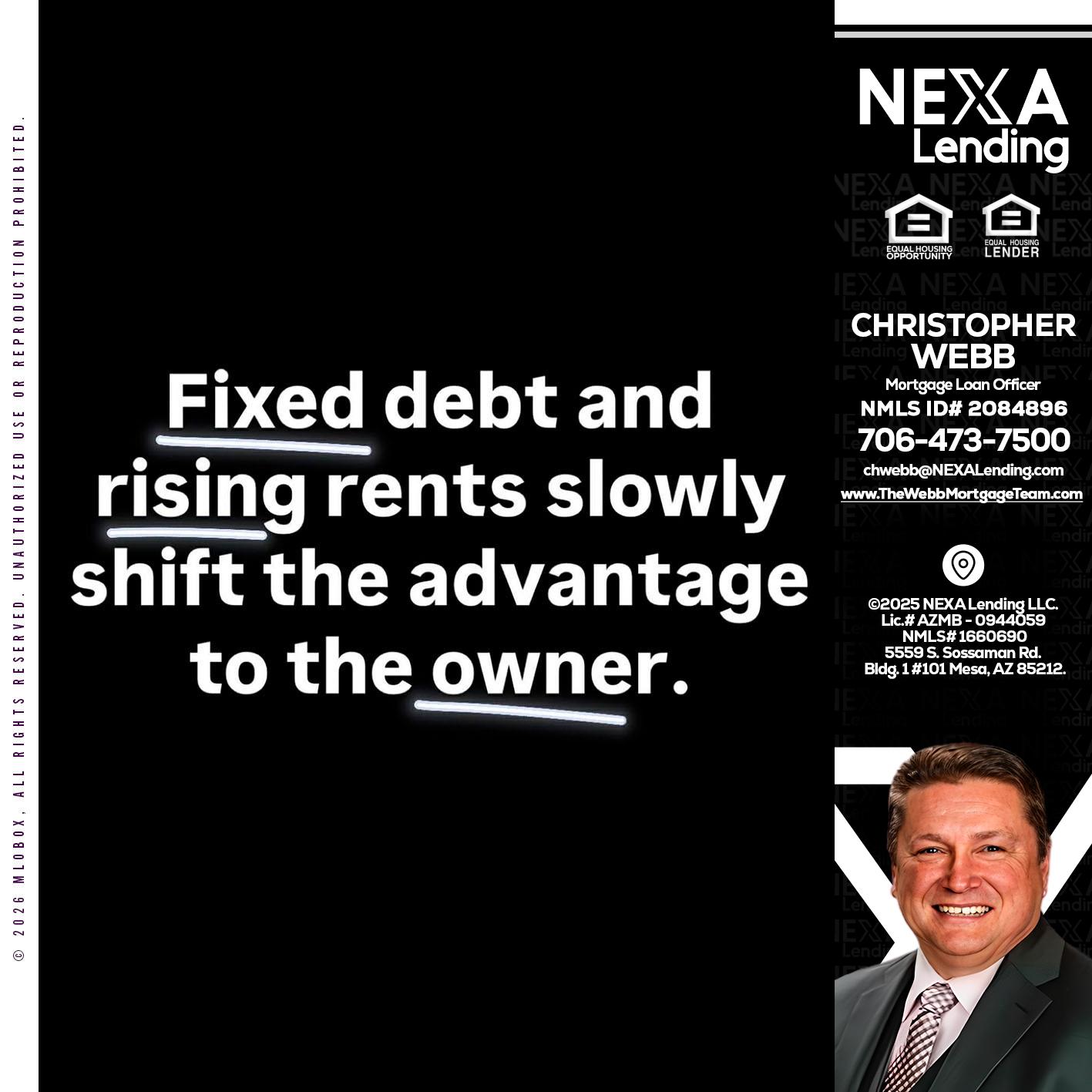 FIXED DEBT - Christopher Webb -Mortgage Loan Officer