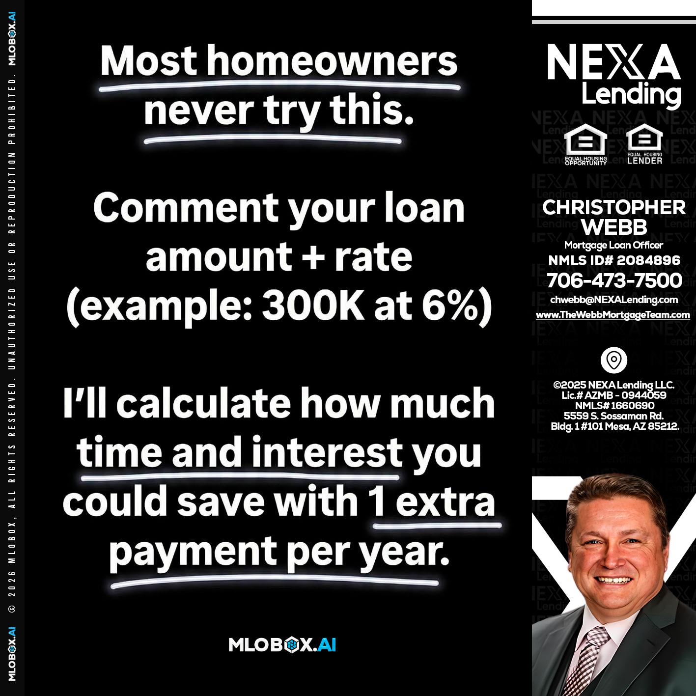 most owners - Christopher Webb -Mortgage Loan Officer