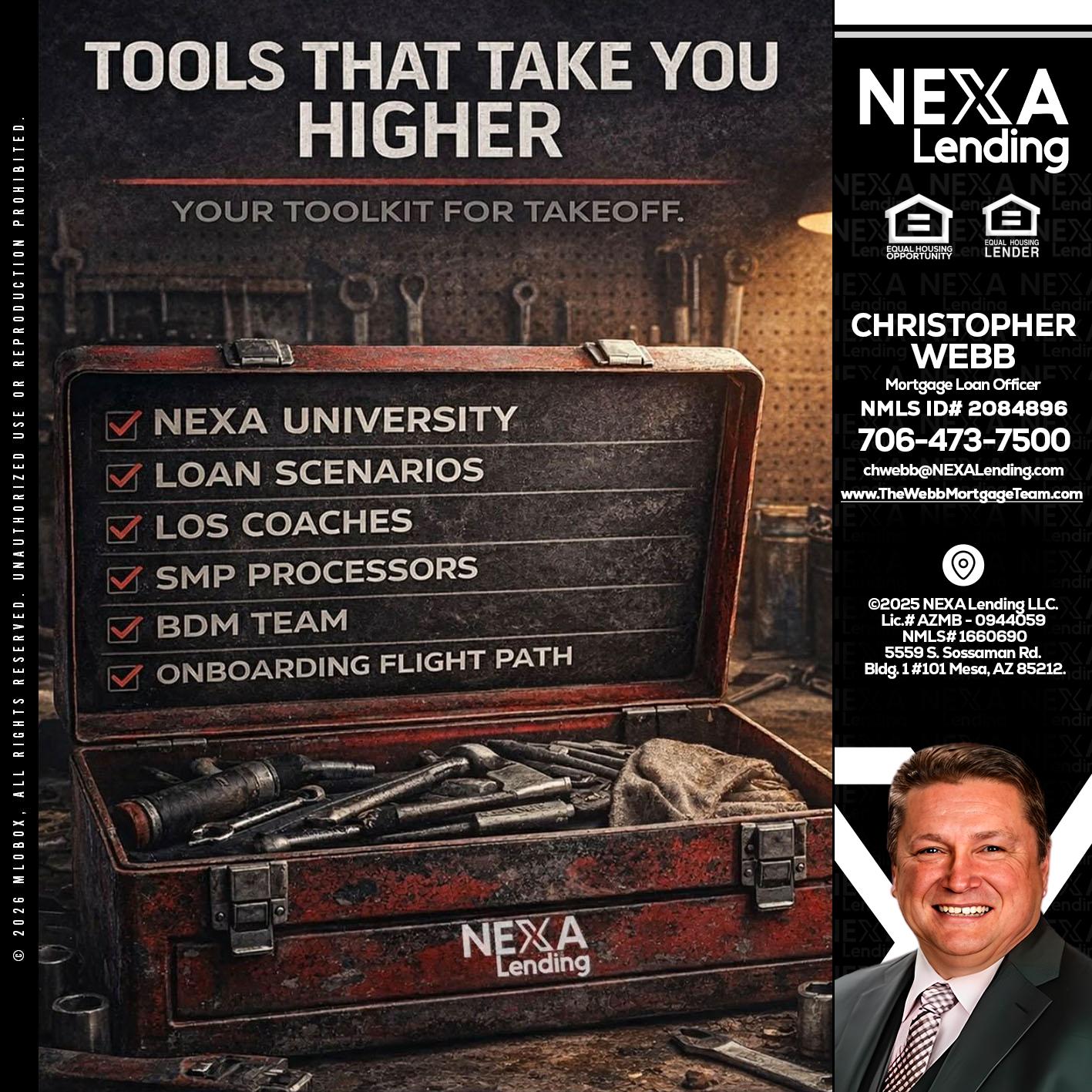 TOOLS THAT - Christopher Webb -Mortgage Loan Officer