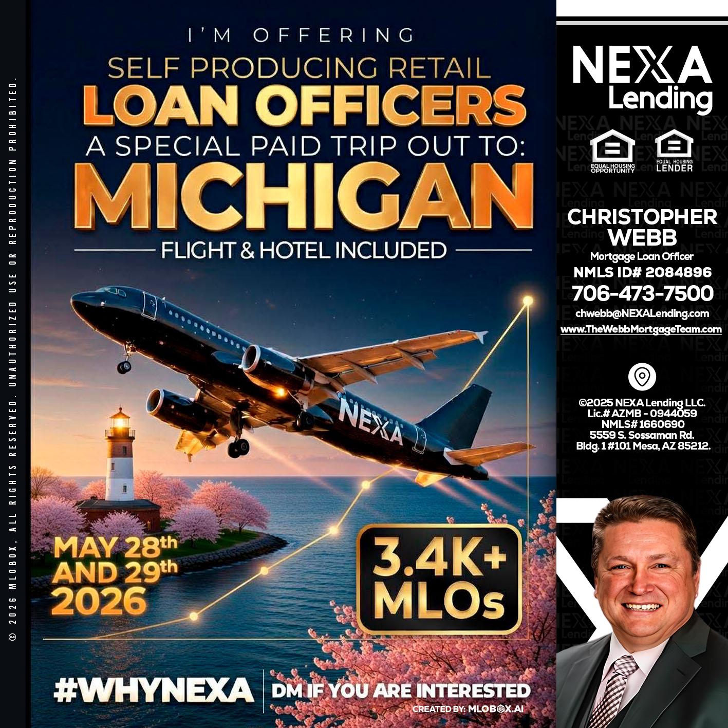 MICHIGAN TRIP - Christopher Webb -Mortgage Loan Officer