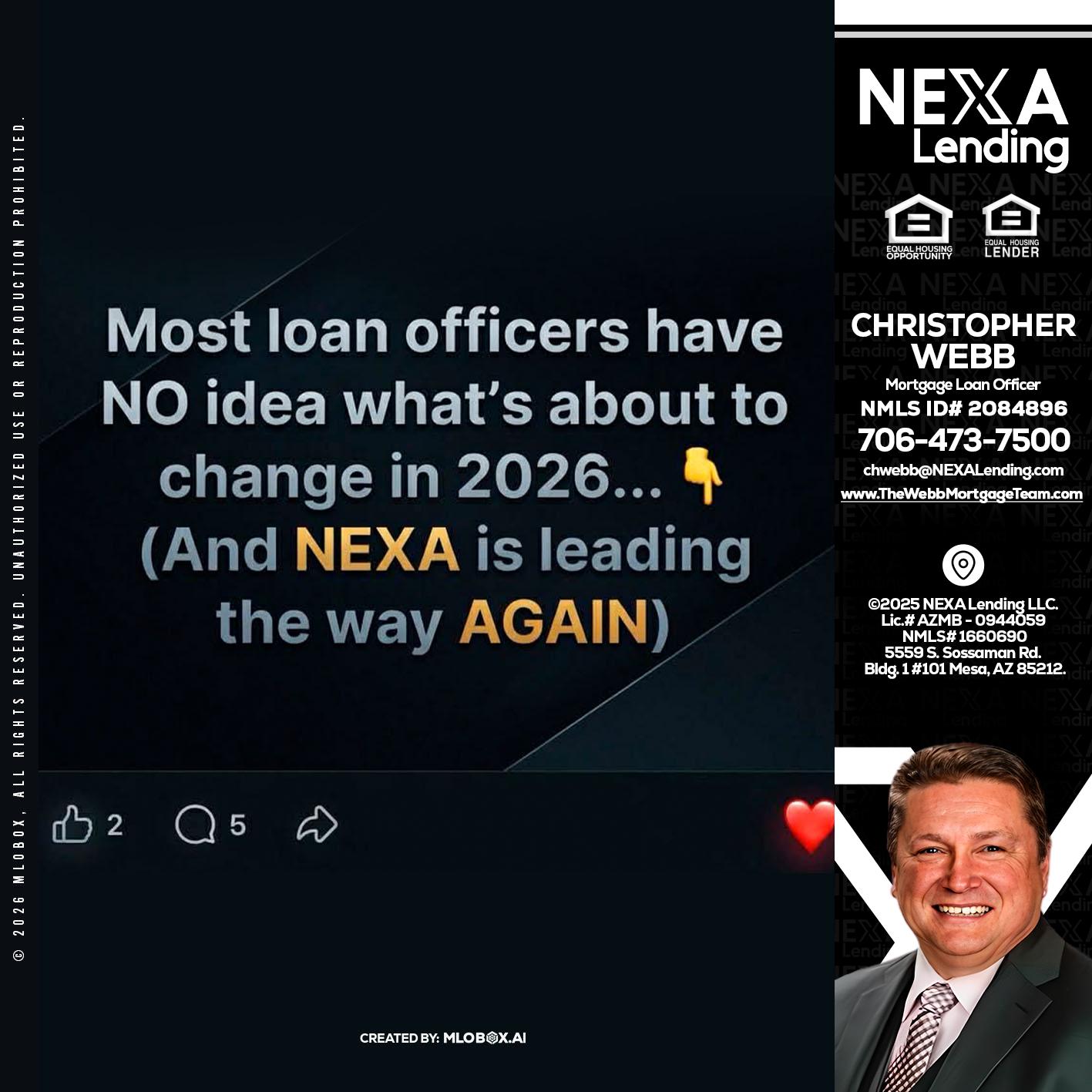 most loan officers - Christopher Webb -Mortgage Loan Officer