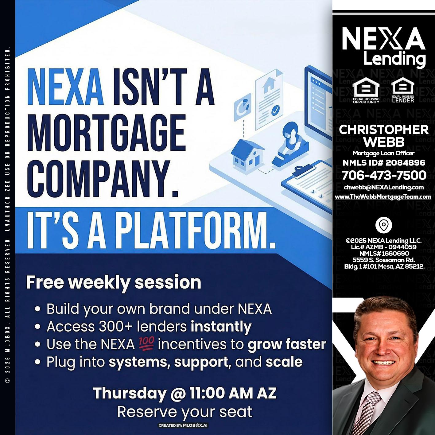 NEXA ISNT - Christopher Webb -Mortgage Loan Officer