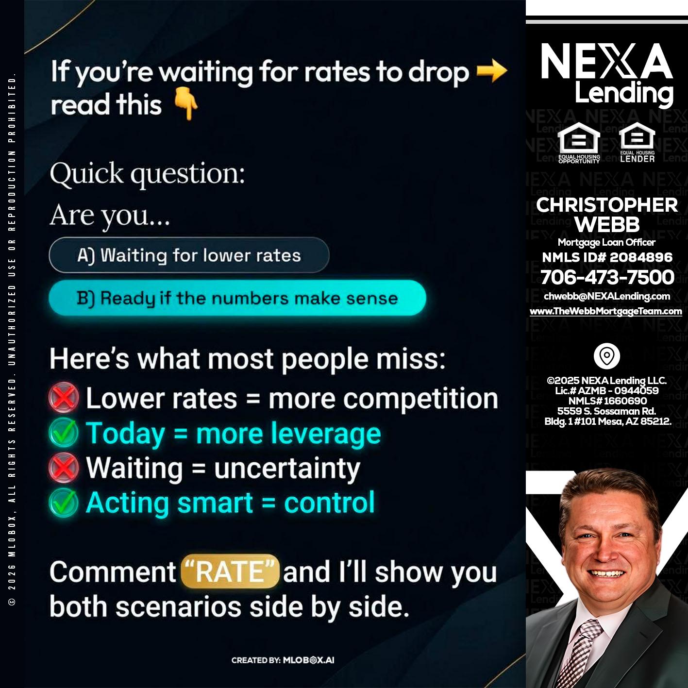 IF YOU ARE - Christopher Webb -Mortgage Loan Officer