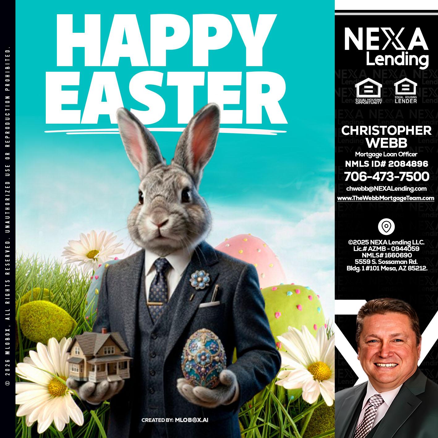 HAPPY EASTER - Christopher Webb -Mortgage Loan Officer
