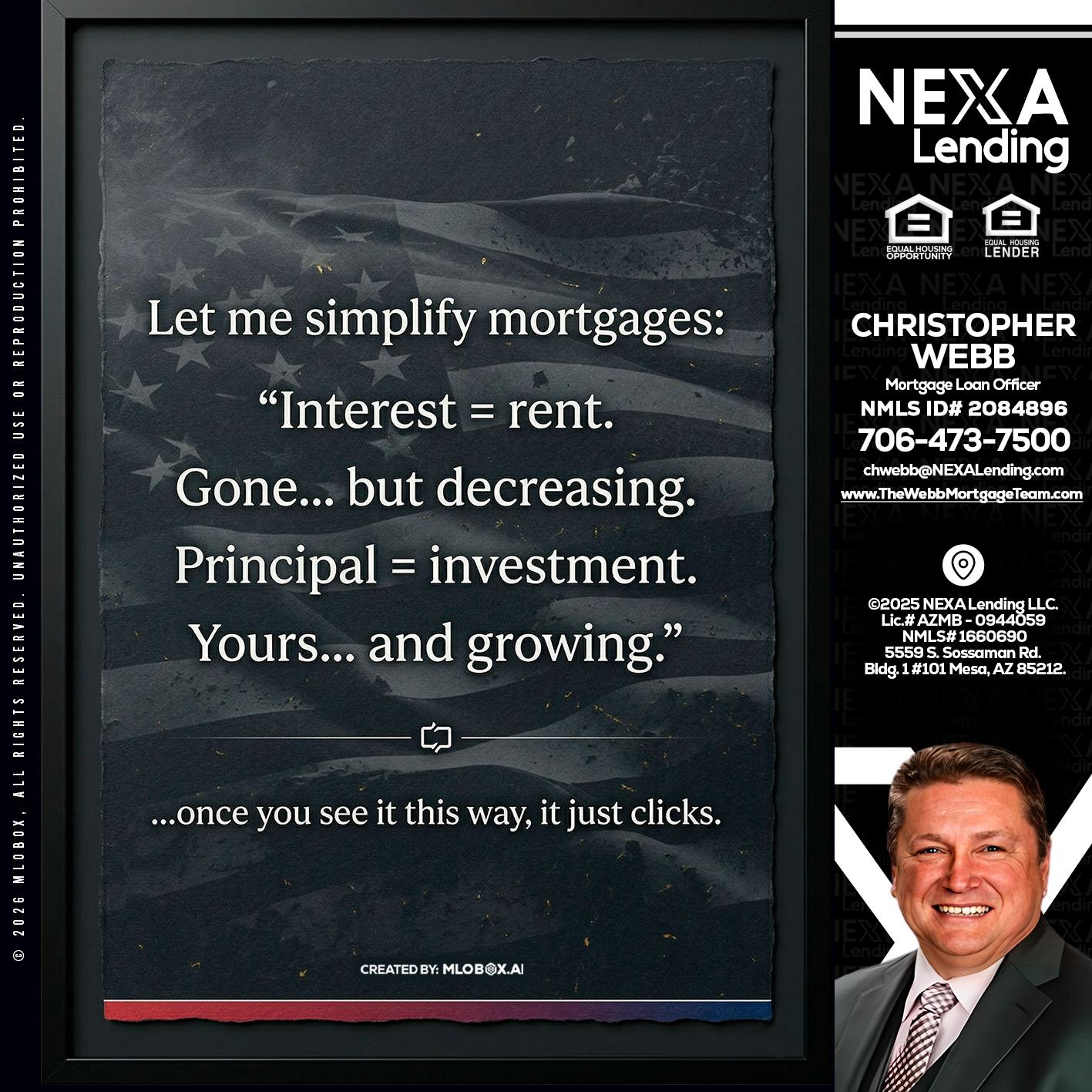 LET ME SIMPLIFY - Christopher Webb -Mortgage Loan Officer