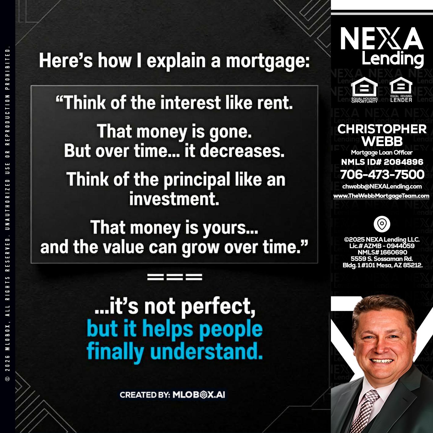 HERES NOW - Christopher Webb -Mortgage Loan Officer