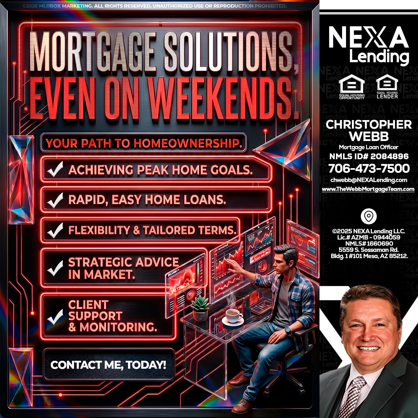 WEEKEND SOLUTIONS - Christopher Webb -Mortgage Loan Officer