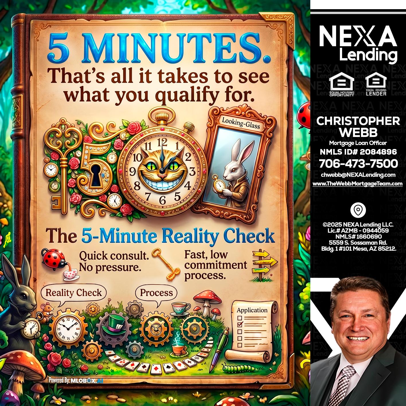 Reality Check! - Christopher Webb -Mortgage Loan Officer