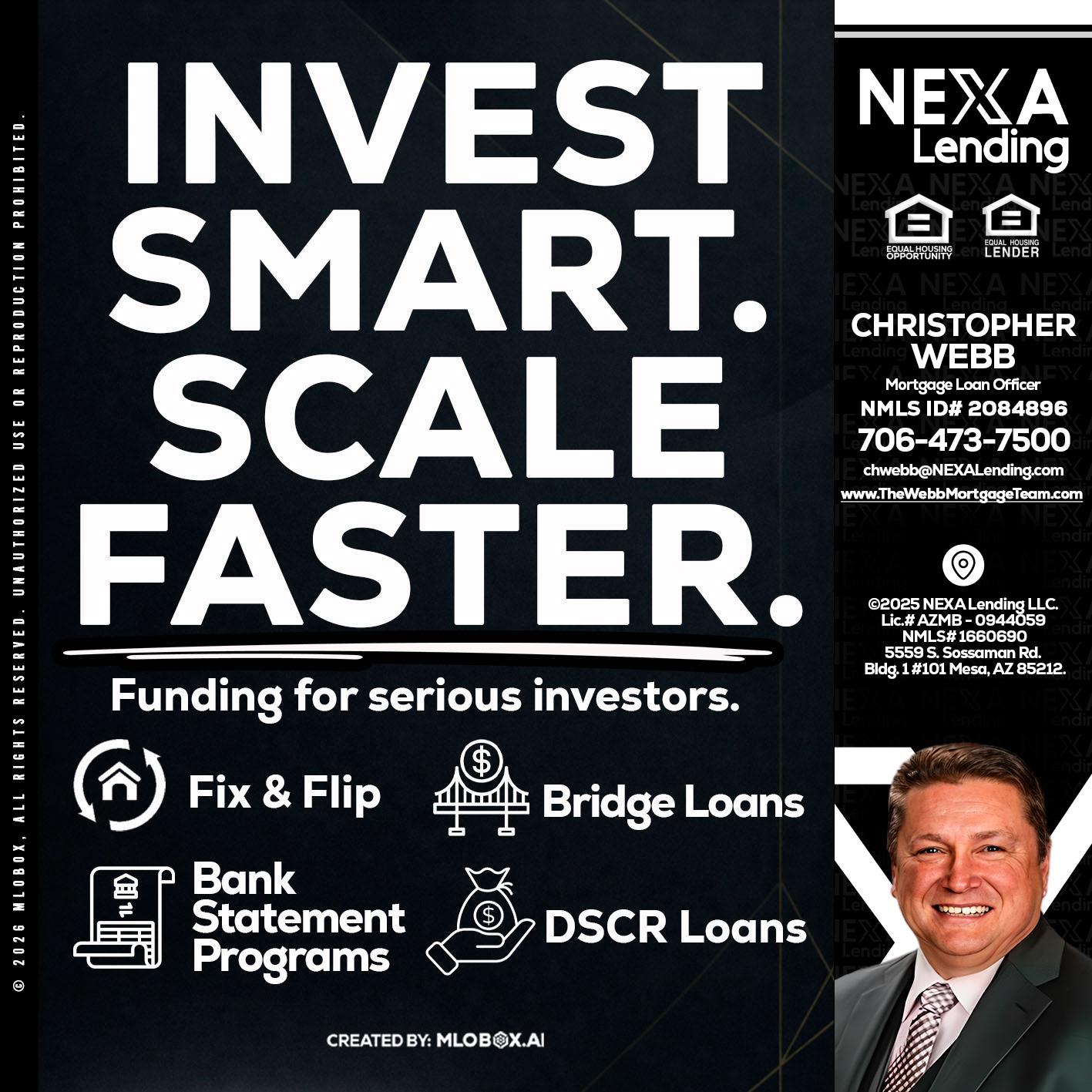 INVEST SMART - Christopher Webb -Mortgage Loan Officer