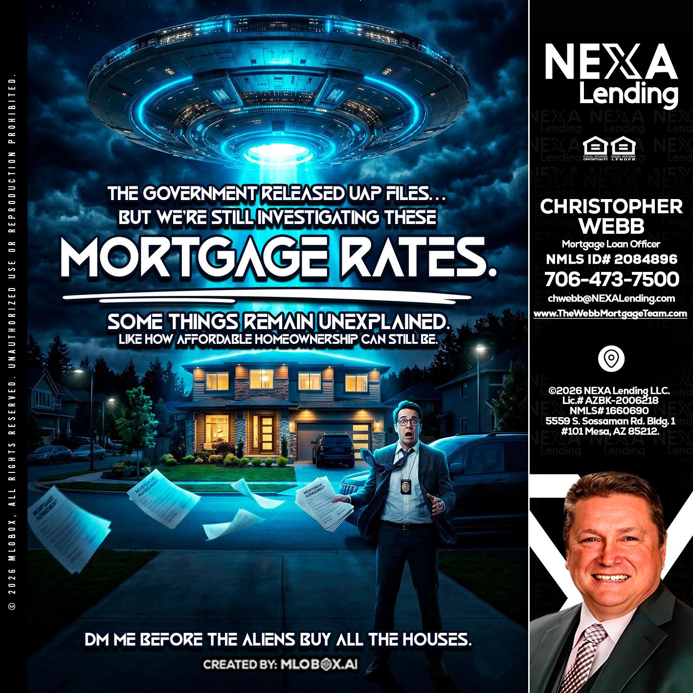 MORTGAGE RATES - Christopher Webb -Mortgage Loan Officer