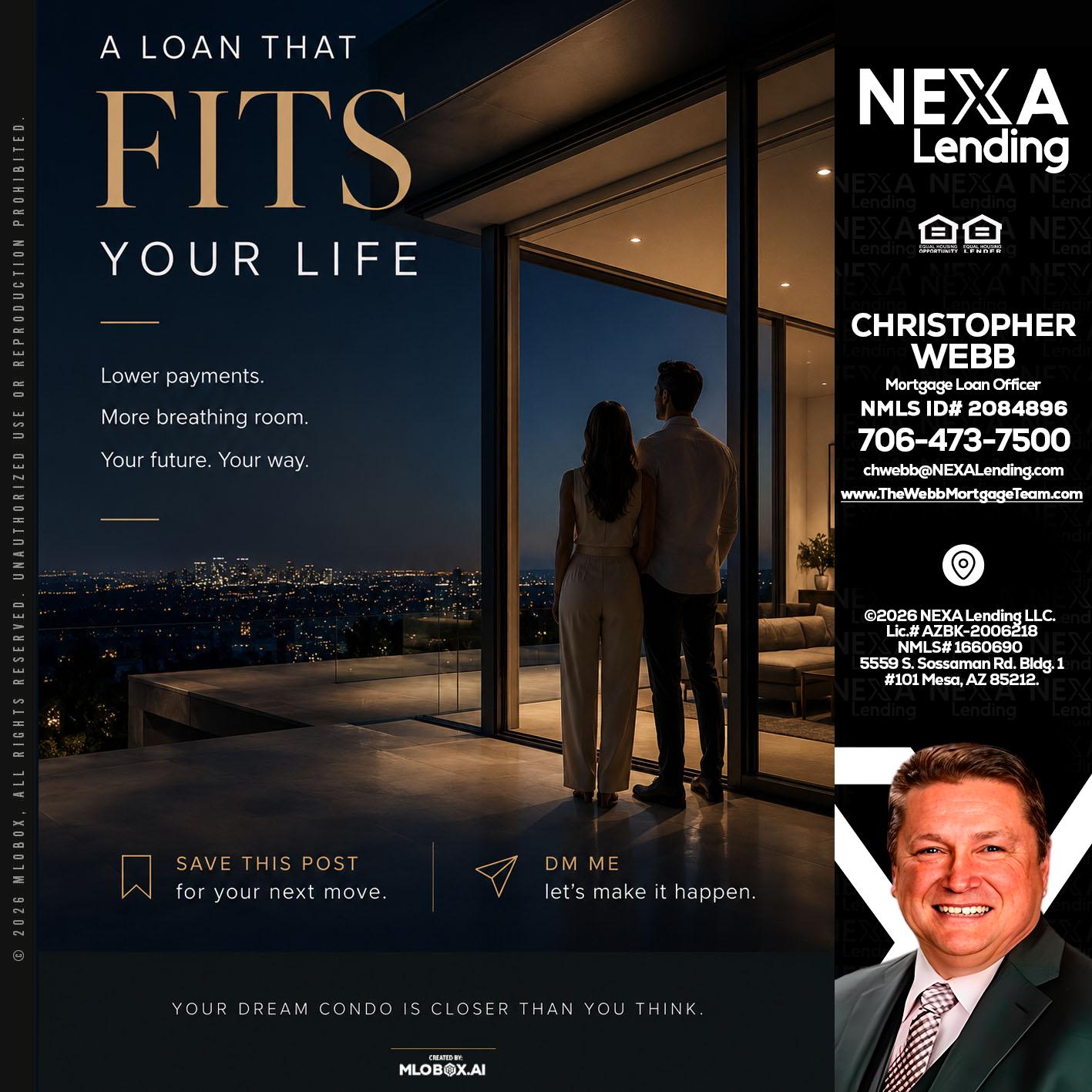 LOANS THAT FIT - Christopher Webb -Mortgage Loan Officer