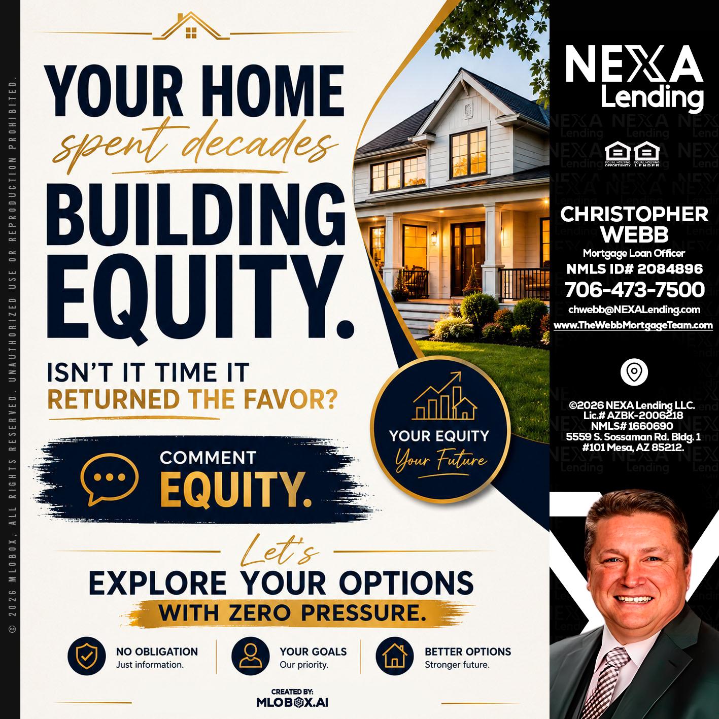 building equity - Christopher Webb -Mortgage Loan Officer