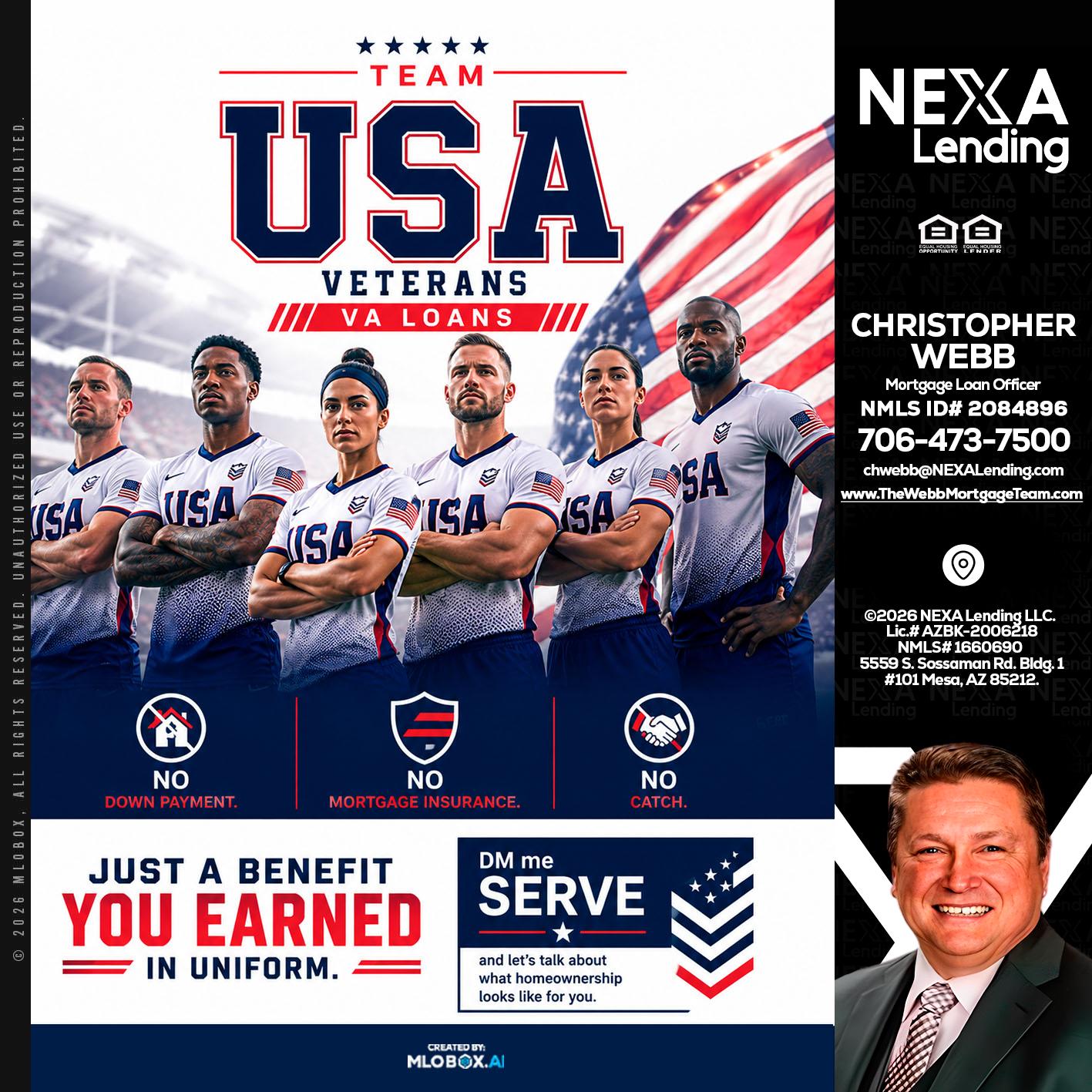 USA TEAM - Christopher Webb -Mortgage Loan Officer