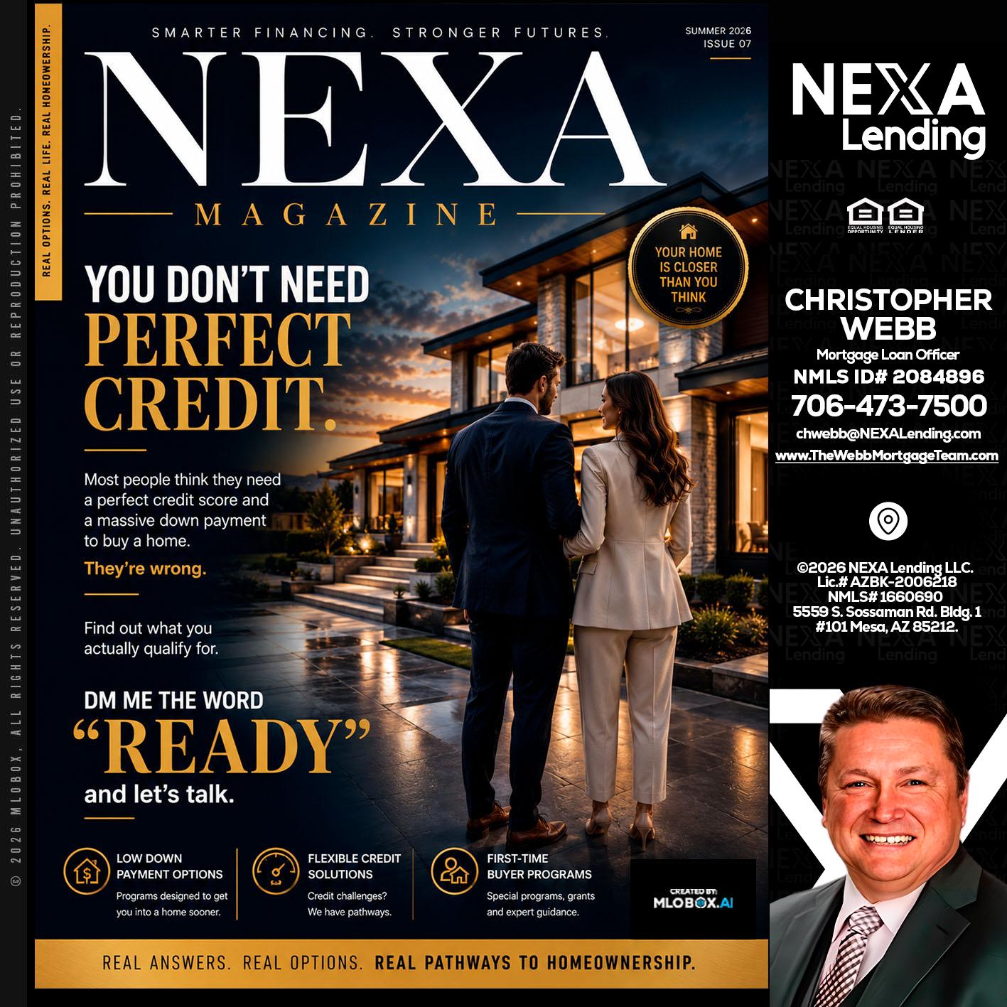 NEXA MAGAZINE - Christopher Webb -Mortgage Loan Officer