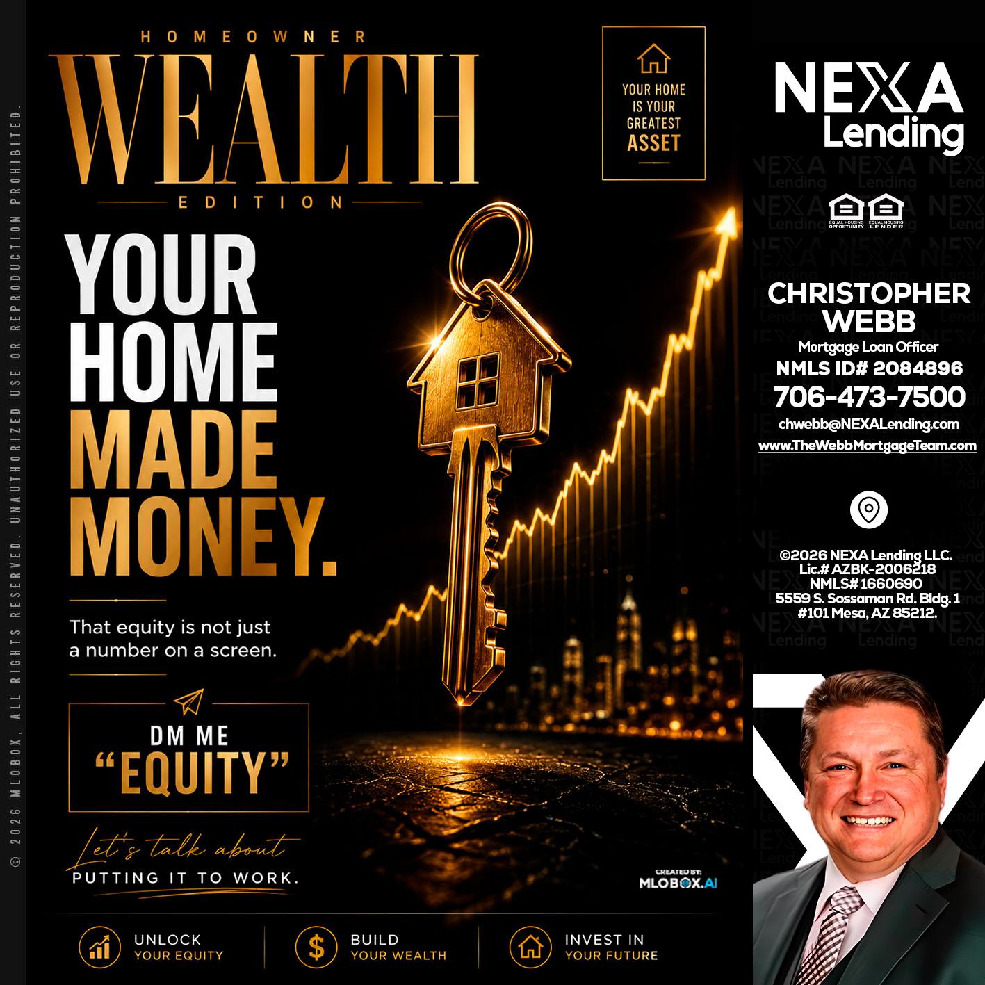 YOUR HOME MADE - Christopher Webb -Mortgage Loan Officer