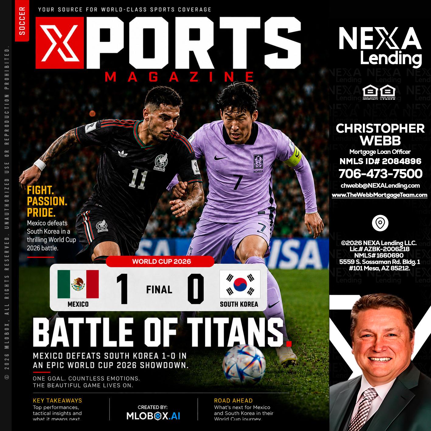XPORTS MAGAZINE - Christopher Webb -Mortgage Loan Officer