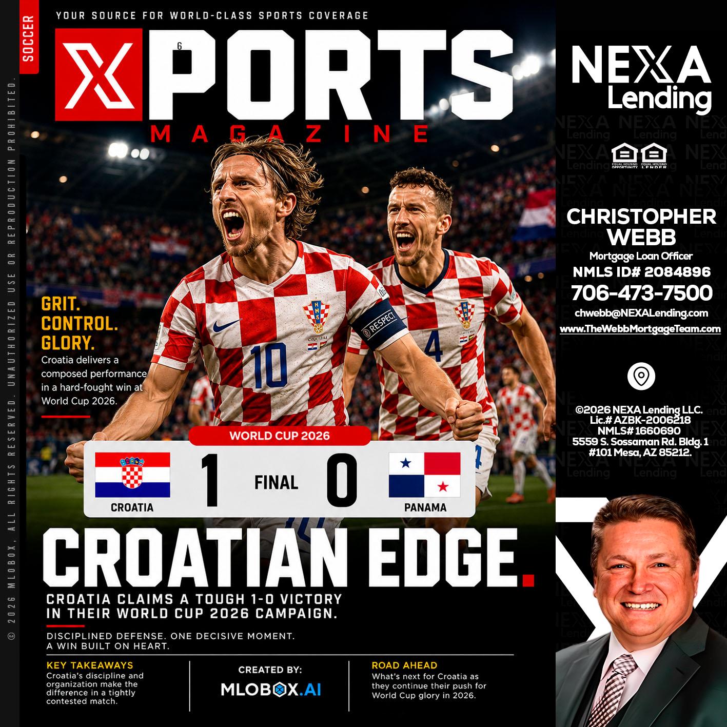 CROATIA 1-0 PANAMA - Christopher Webb -Mortgage Loan Officer