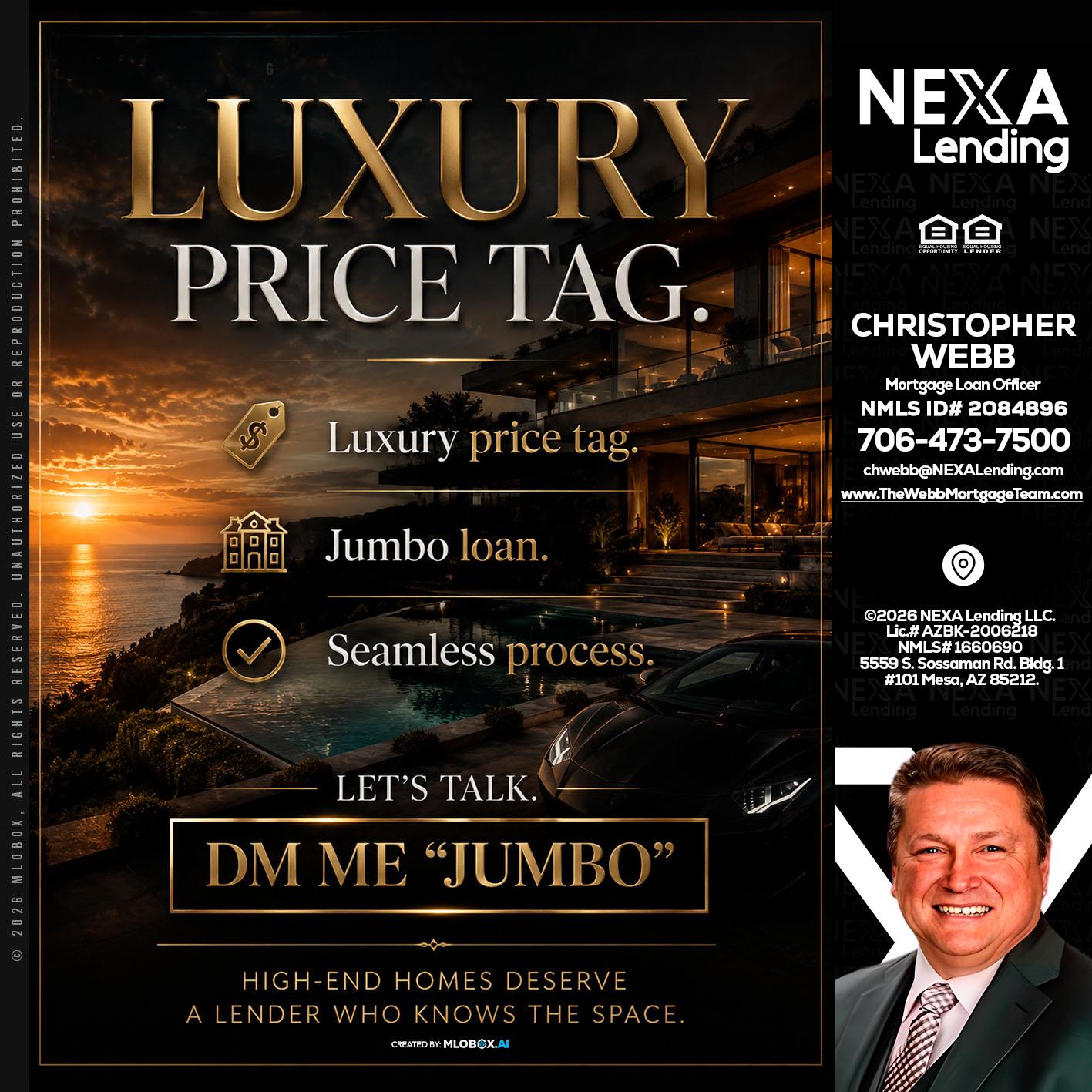 LUXURY PRICE - Christopher Webb -Mortgage Loan Officer
