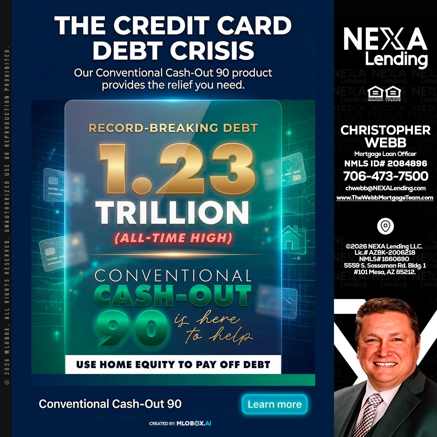 THE CREDIT CARD - Christopher Webb -Mortgage Loan Officer
