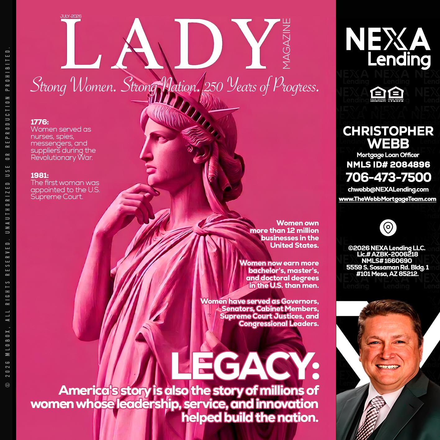 LADY LIBERTY! - Christopher Webb -Mortgage Loan Officer
