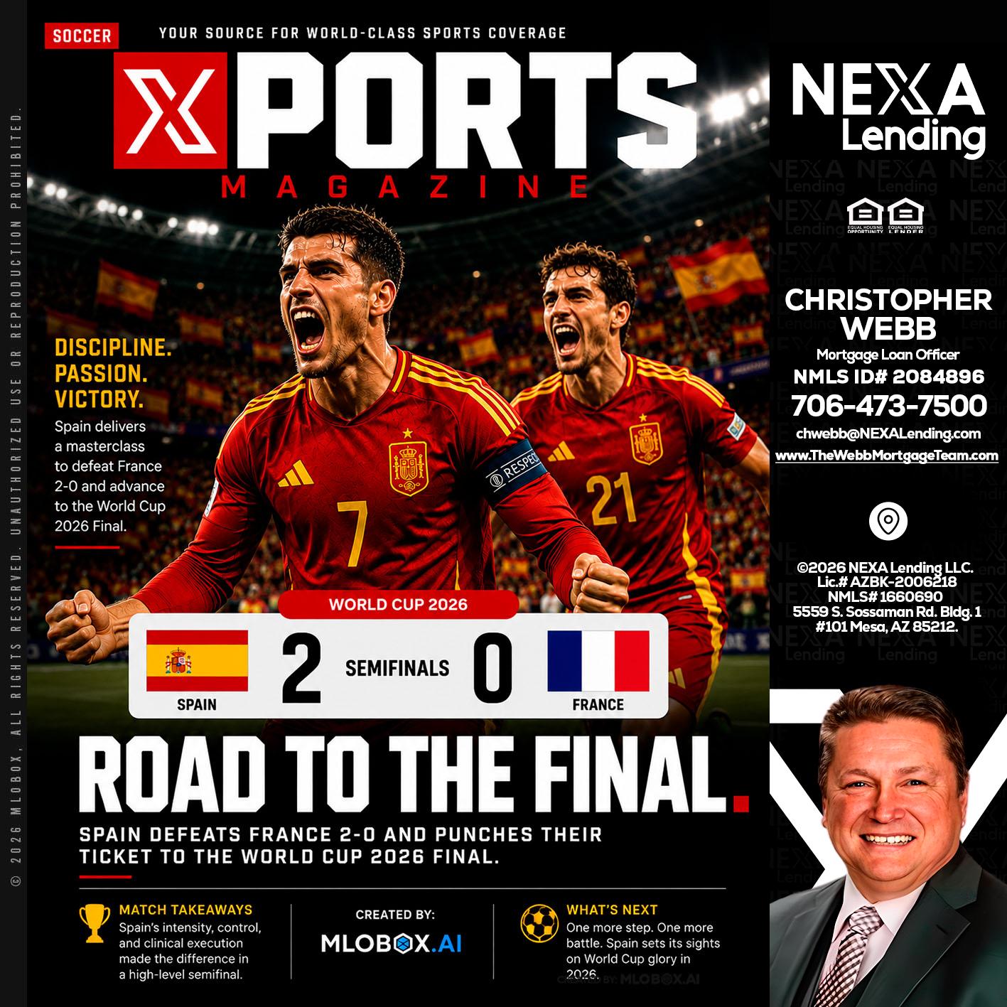 XPORTS WORLD CUP 2026 - Christopher Webb -Mortgage Loan Officer