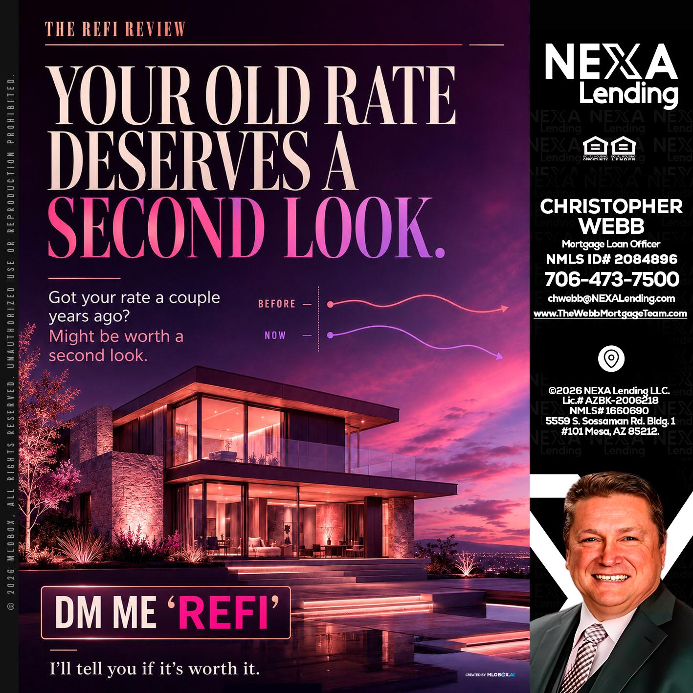 YOUR OLD - Christopher Webb -Mortgage Loan Officer