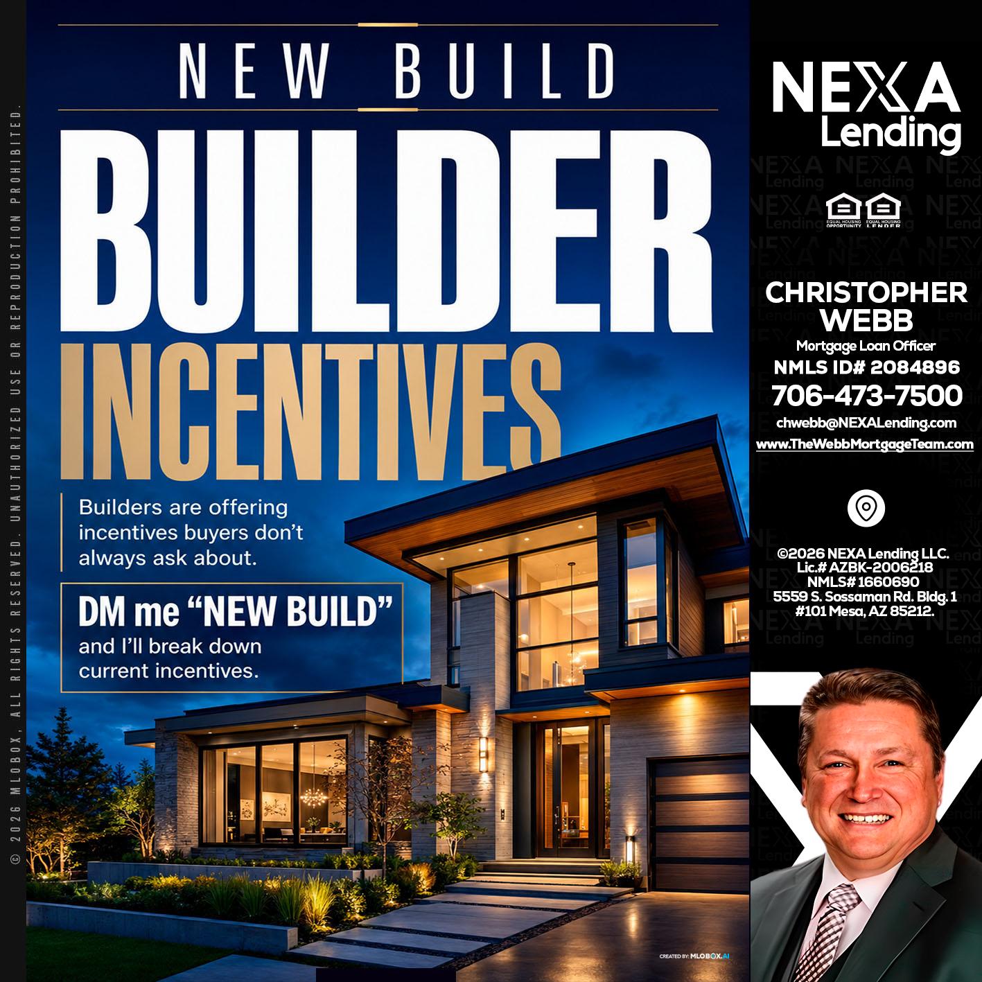 NEW BUILDER - Christopher Webb -Mortgage Loan Officer