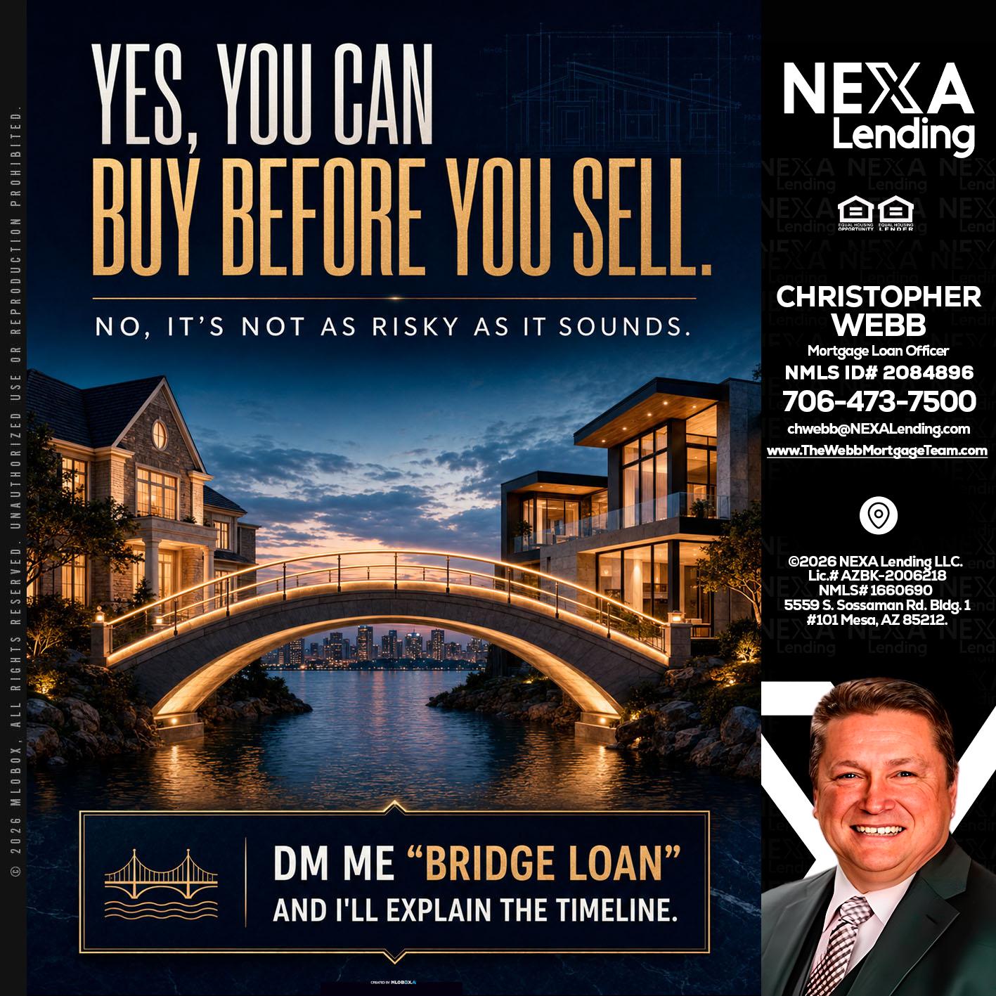YES, YOU CAN - Christopher Webb -Mortgage Loan Officer