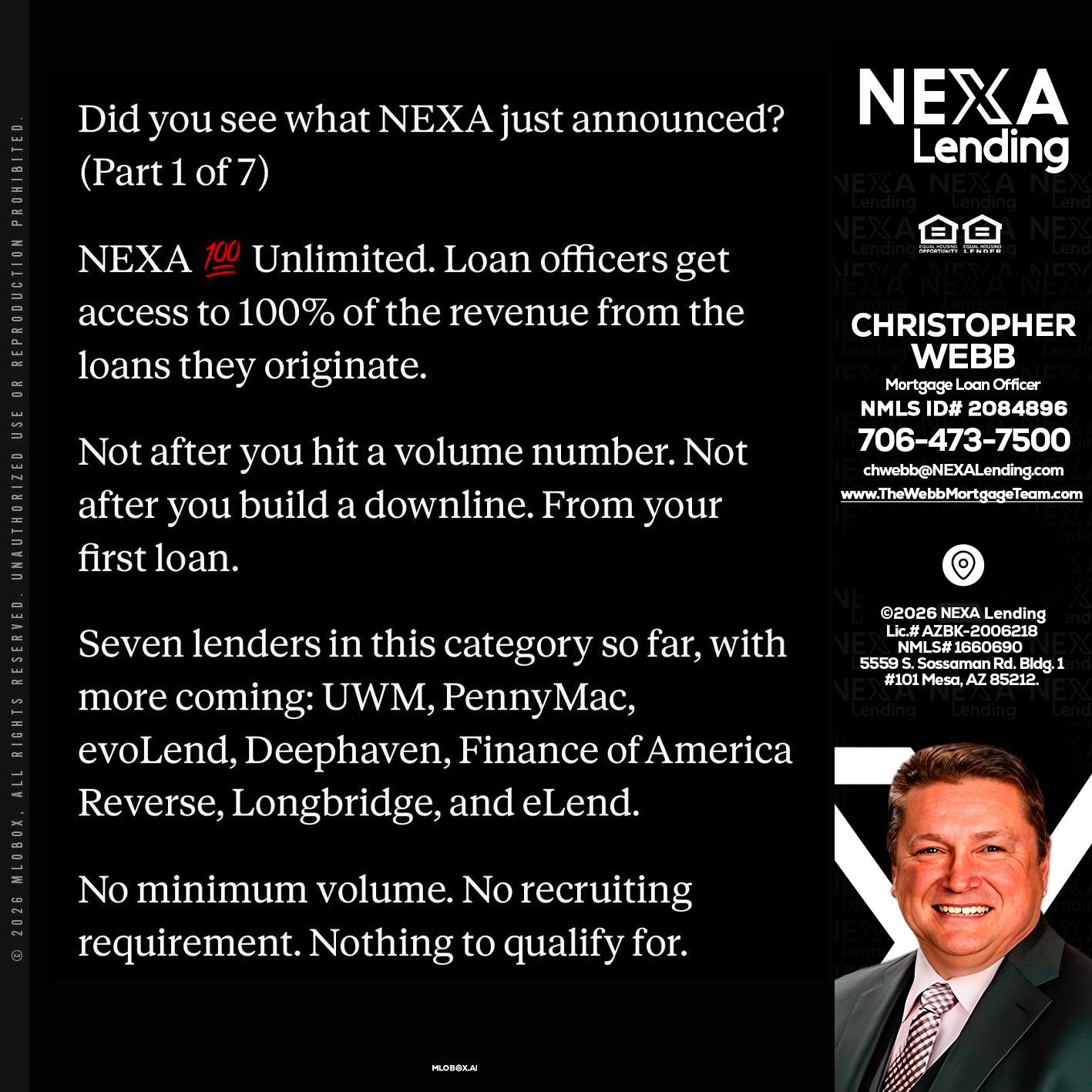 DID YOU KNOW - Christopher Webb -Mortgage Loan Officer