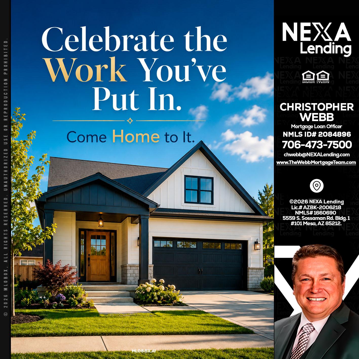 celebrate Labor Day - Christopher Webb -Mortgage Loan Officer