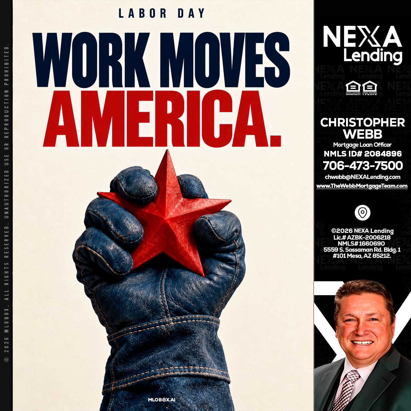 WORKS MOVES AMERICA - Christopher Webb -Mortgage Loan Officer